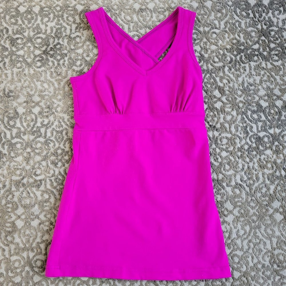 Hard Tail Open Back Support Tank Top XS